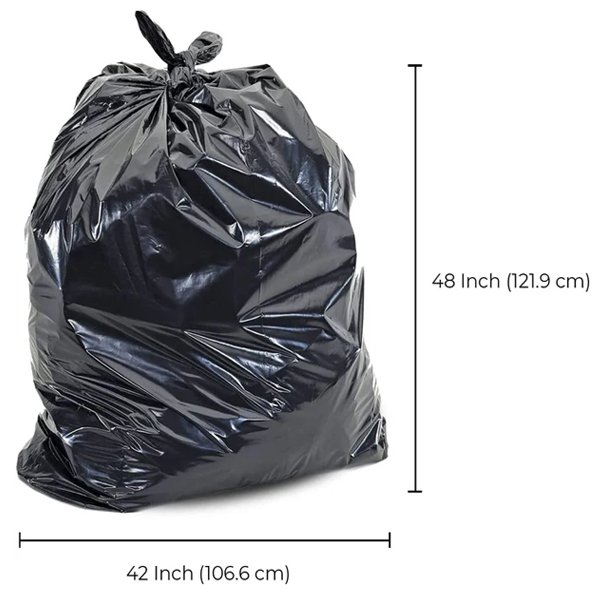 Garbage Bag Strong Black 42x48 2